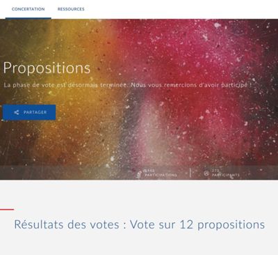 Archives départementales de la Haute-Loire. Portail "Archives pour demain", résultat des votes (juillet 2018).