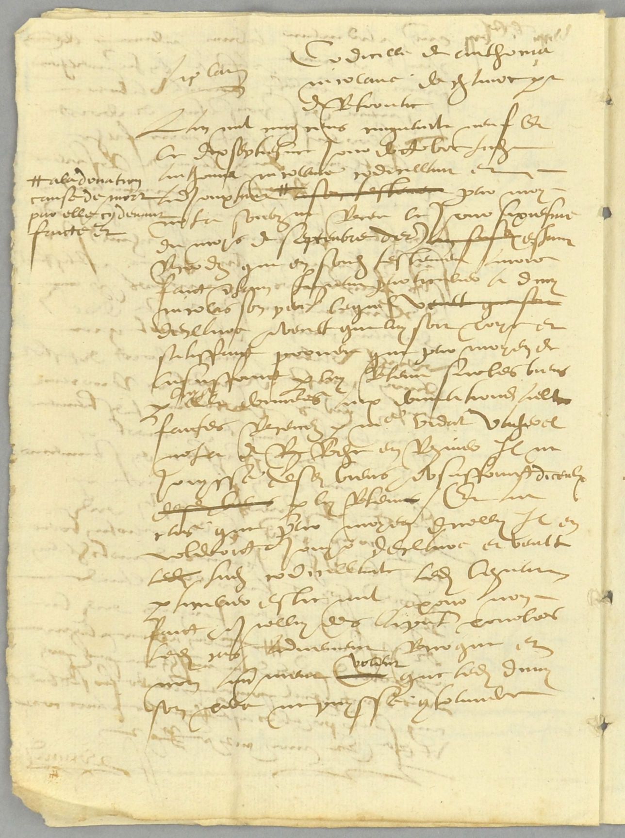 Cours de paléographie du mois d'avril 2018