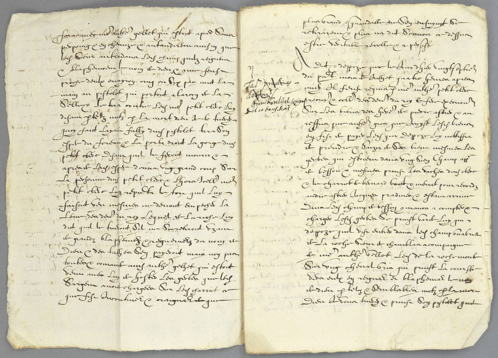 Cours de paléographie du mois de mars 2018