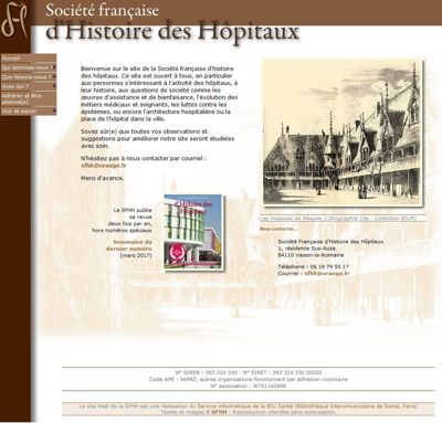 Archives départementales de la Haute-Loire. Société française d'Histoire des hôpitaux.