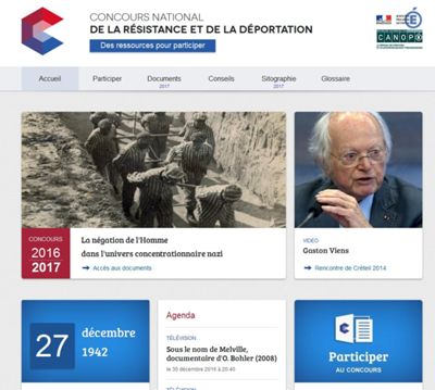 Archives départementales de la Haute-Loire. Concours national de la résistance et de la déportation 2017.