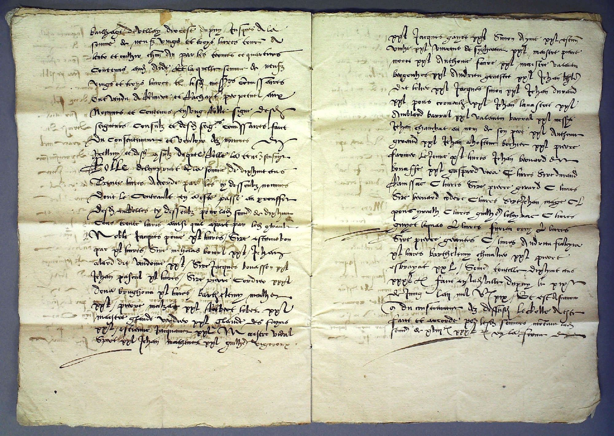 Paléographie en ligne : corrigé du mois d'octobre et nouveau texte à déchiffrer du mois de novembre 2016