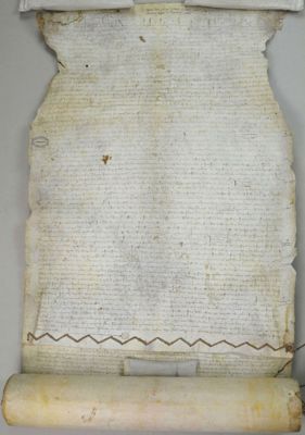 Archives départementales de la Haute-Loire. Terrier d'Arsac pour Pons, seigneur de Montlaur (fonds Langlade du Chayla et familles apparentées, 1328, parchemin 24 J 246).