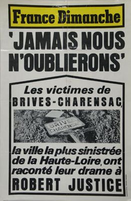 Archives départementales de la Haute-Loire. Crue de la Loire (20 et 21 septembre 1980).