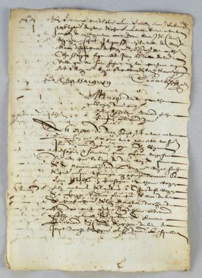 Archives départementales de la Haute-Loire. Fin XVIIe siècle, notaire Cussinel, Monistrol (3 E 177/2)