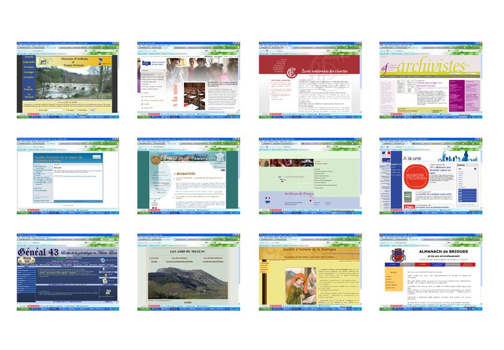 Liens utiles pour vos recherches