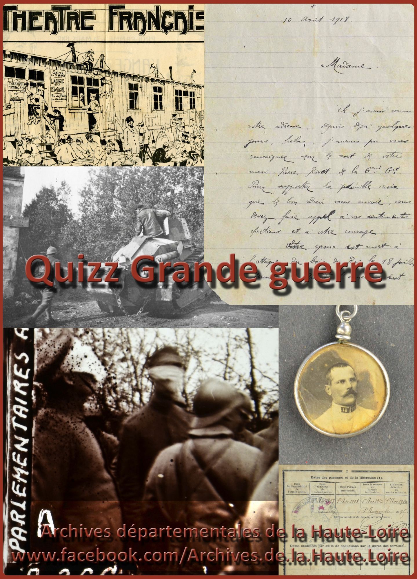 Quiz en ligne "Grande guerre, année 1918" 