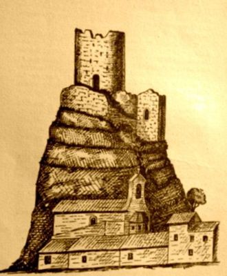 Archives départementales de la Haute-Loire. Travaux de Raymond Caremier (3 Num 230), château de Laroche (extrait de la monographie des lieux, Chanoine Lavialle, 1907).