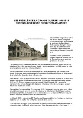 Archives départementales de la Haute-Loire. Travaux de Raymond Caremier, "Guerres et conflits" (3 Num 230/5). 