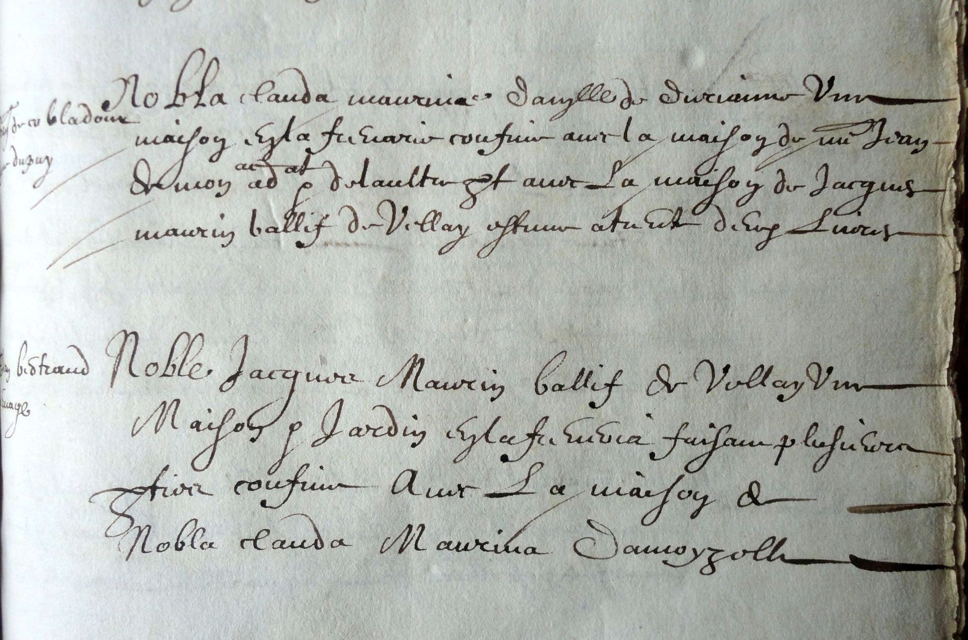 La Margot, compoix du Puy de 1544.