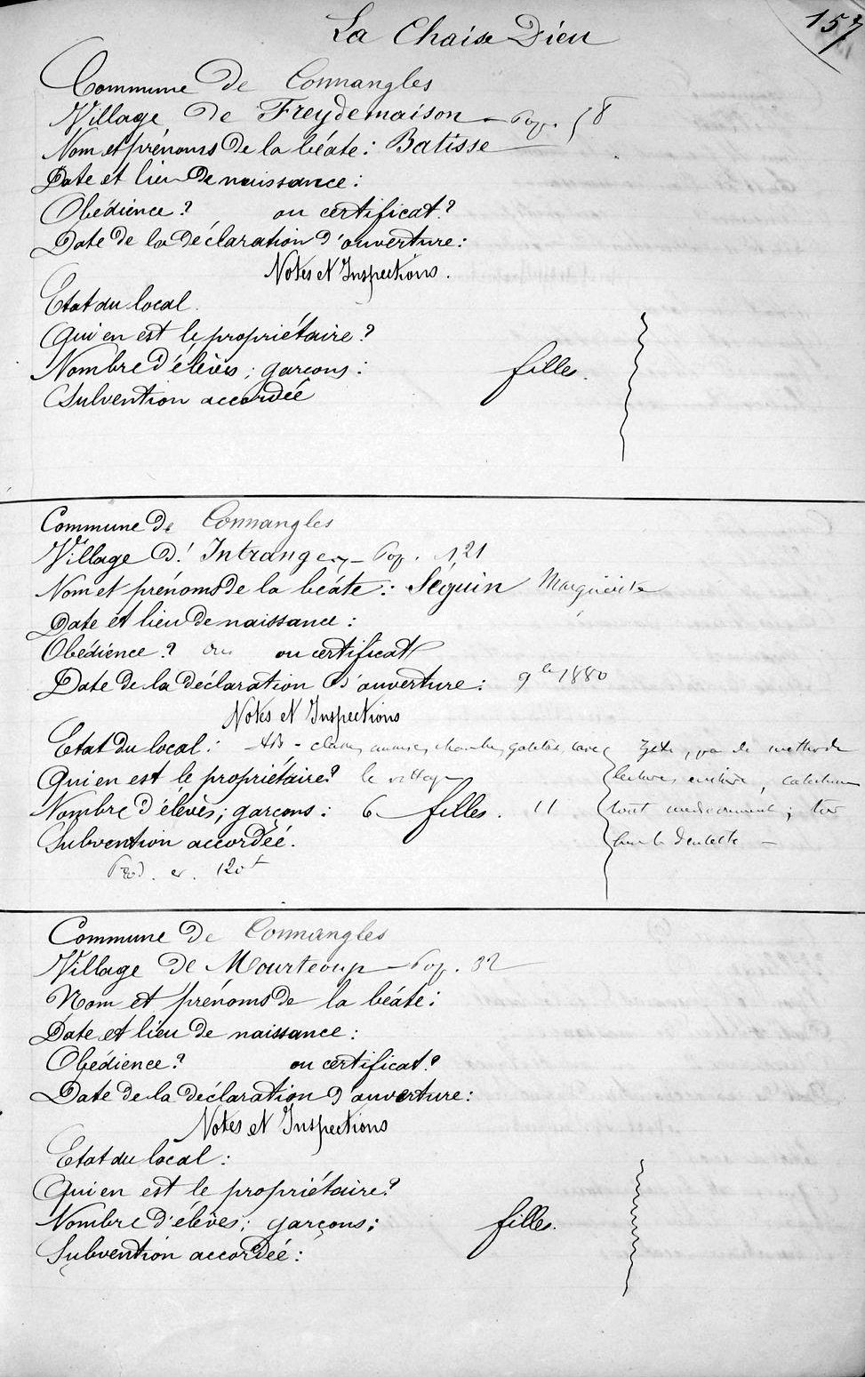 Enseignement général, affaires culturelles, sports (T)