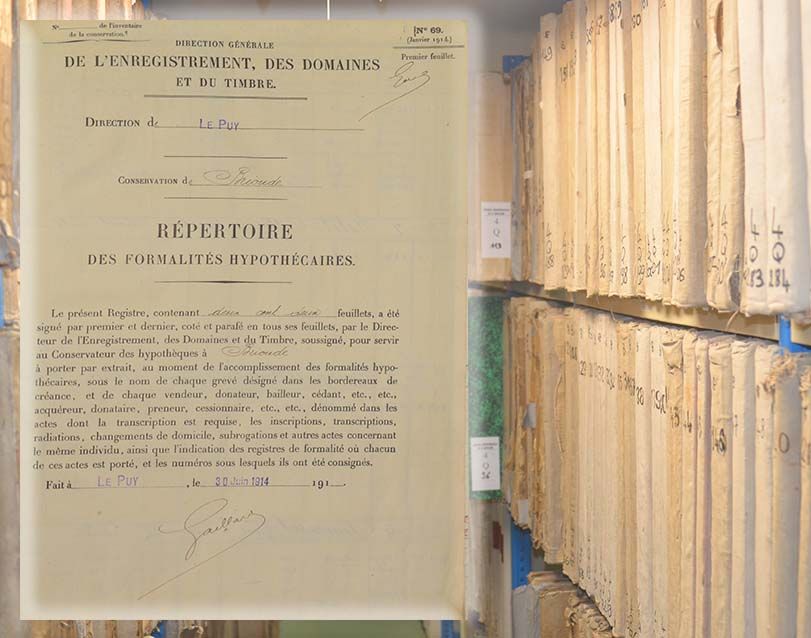 Archives de la conservation des hypothèques