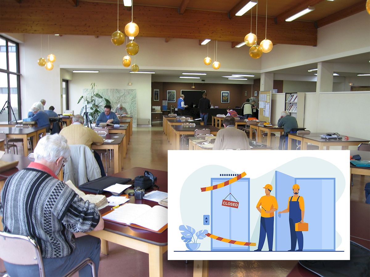 Fonctionnement perturbé de la salle de lecture
