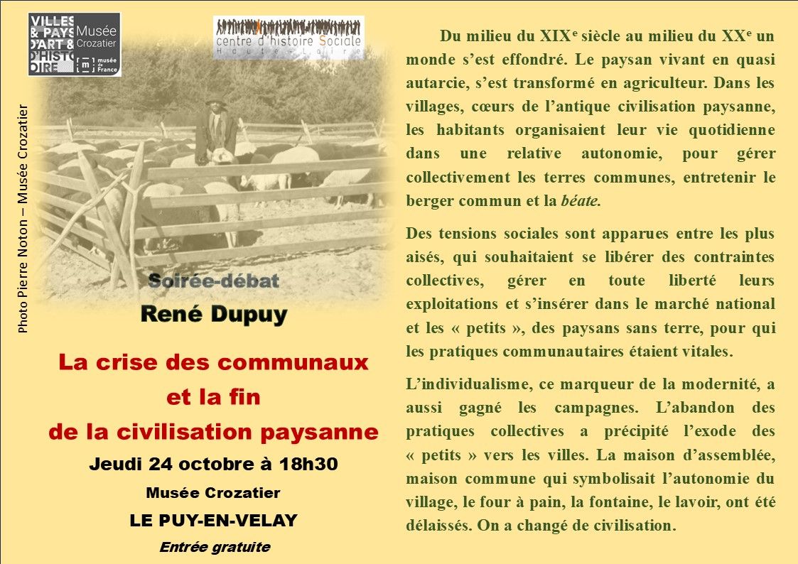 La crise des communaux et la fin de la civilisation paysanne