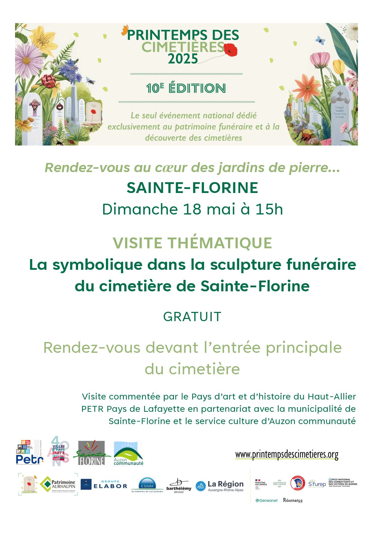 Printemps des cimetières