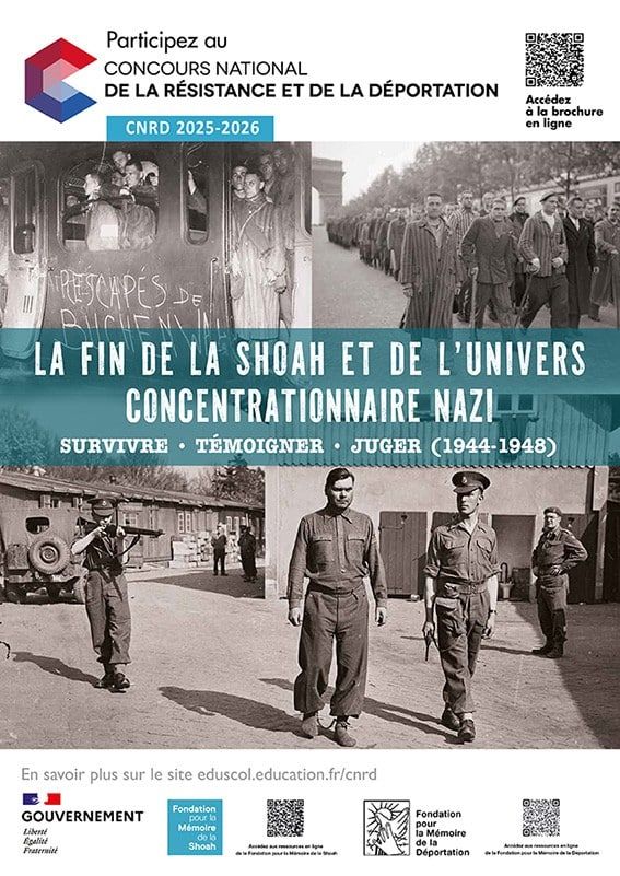 Concours national de la Résistance et de la Déportation, édition 2025-2026